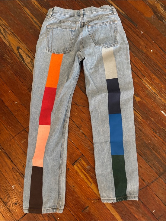 Still Here Denim - Still Here Multi Painted Jeans